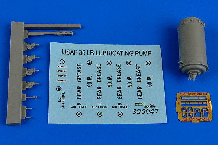 Aerobonus Details 1/32 USAF 35lb Lubricating Bucket Pump Kit