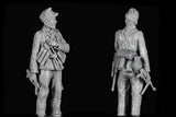 Corsar Rex 1/48 WWII German Soldier Wehrmacht Standing w/Equipment & Holding Gun Resin Kit