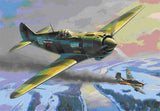 Zvezda Aircraft 1/48 WWII Soviet La5 Fighter Kit