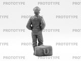ICM Military Models 1/48 USAAF Bomber Pilots & Ground Personnel 1944-1945 (5) (New Tool) Kit