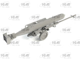 ICM Military Models 1/48 WWII German Torpedo w/Trailer (New Tool) Kit
