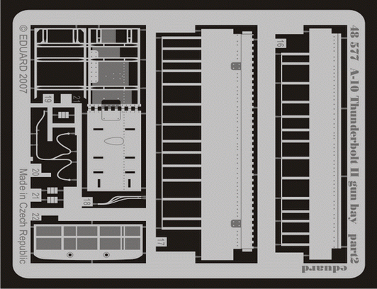 Eduard Details 1/48 Aircraft- A10 Thunderbolt II Gun Bay for HBO