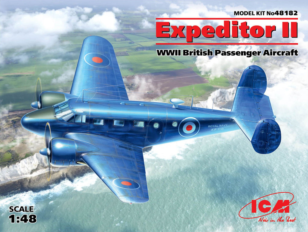 ICM Aircraft 1/48 WWII British Expeditor II Passenger Aircraft Kit