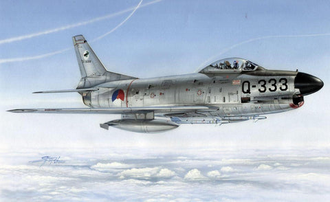 Special Hobby Aircraft 1/48 F86K Sabre Dog All-Weather Fighter w/Dutch, Italian & Norwegian Markings Kit
