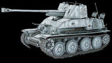 Tamiya Military 1/35 German Marder III Tank Destroyer Kit