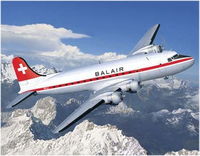 Revell Germany Aircraft 1/72 DC4 Balair Commercial Airliner Kit