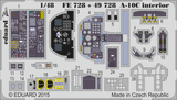 Eduard Details 1/48 Aircraft- A10C Interior for ITA (Painted Self Adhesive)