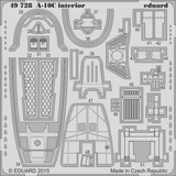 Eduard Details 1/48 Aircraft- A10C Interior for ITA (Painted Self Adhesive)