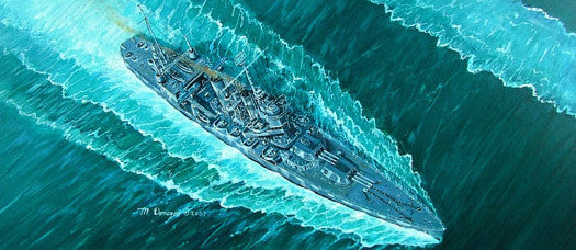 Trumpeter Ship Models 1/700 USS Vincennes CA44 Heavy Cruiser Kit