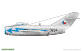 Eduard Aircraft 1/144 MiG15/15bis Czech Fighter Dual Combo Ltd. Edition Kit