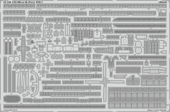 Eduard Details 1/350- USS Oliver H Perry FFG7 for ACY