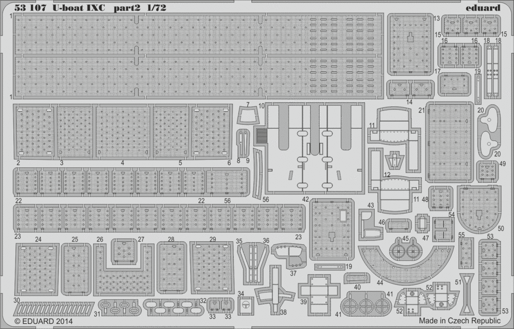 Eduard Details 1/72 Ships - U-Boat IXC Pt.2 for RVL