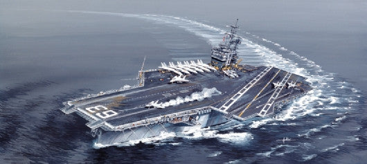 Italeri Model Ships 1/720 USS Kitty Hawk CV63 Aircraft Carrier Kit