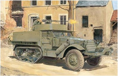 Dragon Military 1/35 M3A1 Halftrack (3 in 1) (Re-Issue) Smart Kit