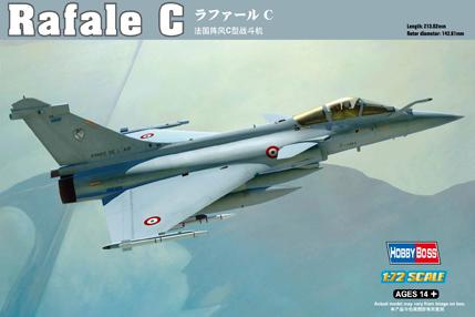 Hobby Boss Aircraft 1/72 Dassault Rafale C Kit