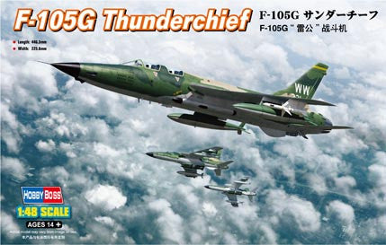 Hobby Boss Aircraft 1/48 F-105G Thunderchief Kit