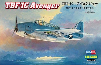 Hobby Boss Aircraft 1/35 TBF-1C Avenger Kit