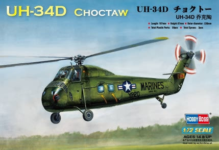 Hobby Boss Aircraft  1/72 UH-34D Choctaw Kit