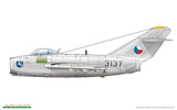 Eduard Aircraft 1/144 MiG15/15bis Czech Fighter Dual Combo Ltd. Edition Kit