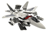 Airfix Aircraft 1/72 Quick Build F22 Raptor Fighter Snap Kit