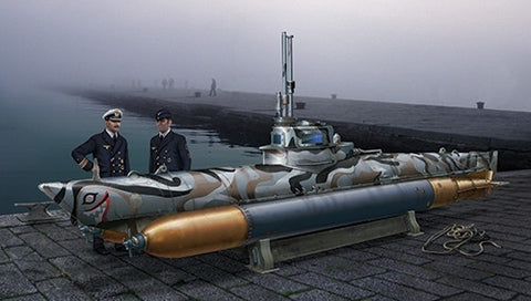 Italeri Model Ships 1/35 U-Boat Biber Pocket-Size Submarine Kit