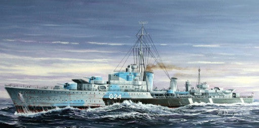 Trumpeter Ship Models 1/700 HMCS Huron G24 Canadian Tribal Class Destroyer 1944 Kit