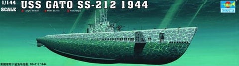 Trumpeter Ship Models 1/144 USS Gato SS212 Submarine 1944 Kit