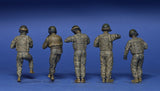 MiniArt Miniatures 1/35 Modern US Tank Crew (5) (New Tool) Kit