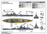 Trumpeter Ship Models 1/700 HMS Rodney British Battleship (New Variant) Kit