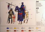 Italeri Military 1/72 XI Century: Crusaders (34 Figures)Set