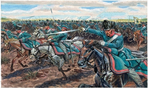 Italeri Military 1/72 Napoleonic War: Prussian Light Cavalry (17 Mounted Figures) Set