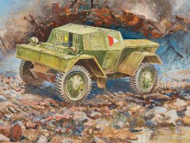 Zvezda Military 1/100 British Dingo Mk 1 Armored Scout Car Snap Kit