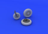 Eduard Details 1/48 Aircraft- A4E Wheels Early for EDU & HSG (Resin)