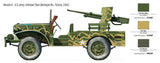 Italeri Military 1/35 M6 WC55 Dodge Gun Motor Carriage w/Anti-Tank Gun & Figure Kit