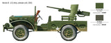 Italeri Military 1/35 M6 WC55 Dodge Gun Motor Carriage w/Anti-Tank Gun & Figure Kit