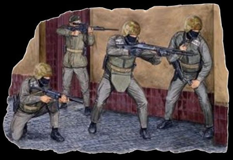 Dragon Military 1/35 GSG9 German Anti-Terrorist Squad (4) Kit