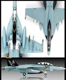 Academy Aircraft 1/72 F/A18F VFA103 Jolly Rogers USN Jet Interceptor (New Tool) Kit