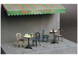 MiniArt Military Models 1/35 Café Furniture Tables & Chairs w/Accessories Kit