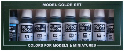 Vallejo Acrylic 17ml  Bottle Demag 7 Africa Corps Model Color Paint Set (8 Colors)
