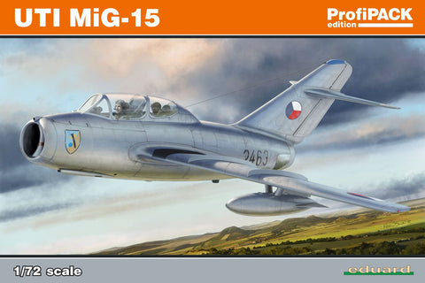 Eduard Aircraft 1/72 UTI Mig15 bis Aircraft Profi-Pack Kit