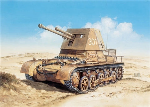 Italeri Military 1/72 Panzerjager I Tank w/4.7cm PaK Gun Kit