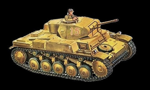Italeri Military 1/72 PzKpfw II Ausf F Light Tank Kit