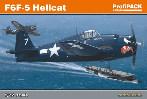 Eduard Aircraft 1/72 F6F5 Hellcat Aircraft Profi-Pack Kit