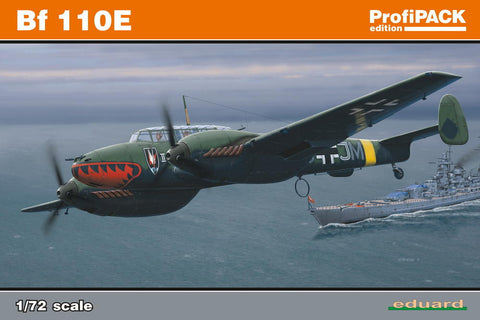 Eduard Aircraft 1/72 Bf110E Fighter Profi-Pack Kit