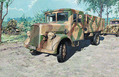 Roden Military 1/72 Opel Blitz (Daimler Built, L701 Einheits) WWII German Cargo Truck w/Wooden-Type Cab Kit
