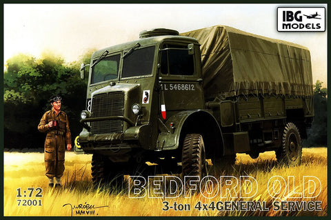 IBG Models Clearance Sale 1/72 Bedford QLD 3ton 4x4 Kit