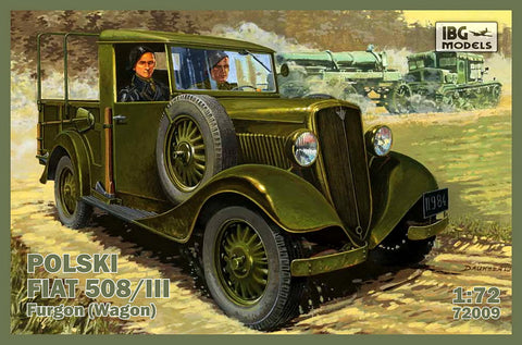 IBG Models Clearance Sale 1/72 POLSKI FIAT 508/III FURGON Kit