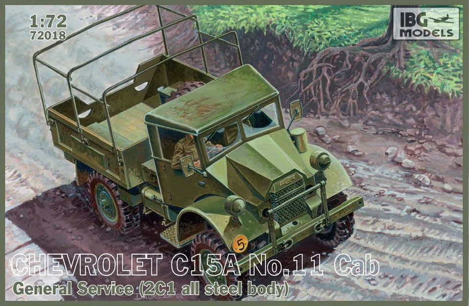 IBG Models Clearance Sale 1/72 CHEVROLET C 15A GENERAL SERVICE Kit