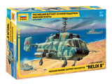 Zvezda Aircraft 1/72 Russian Helix B Marine Support Helicopter Kit