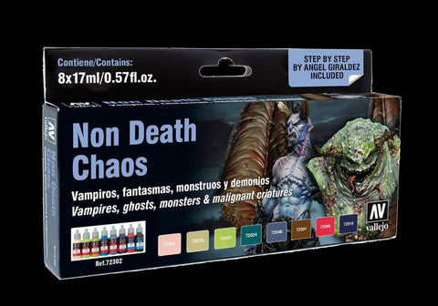 Vallejo Acrylic 17ml  Bottle Non Death Chaos Game Color Paint Set (8 Colors)